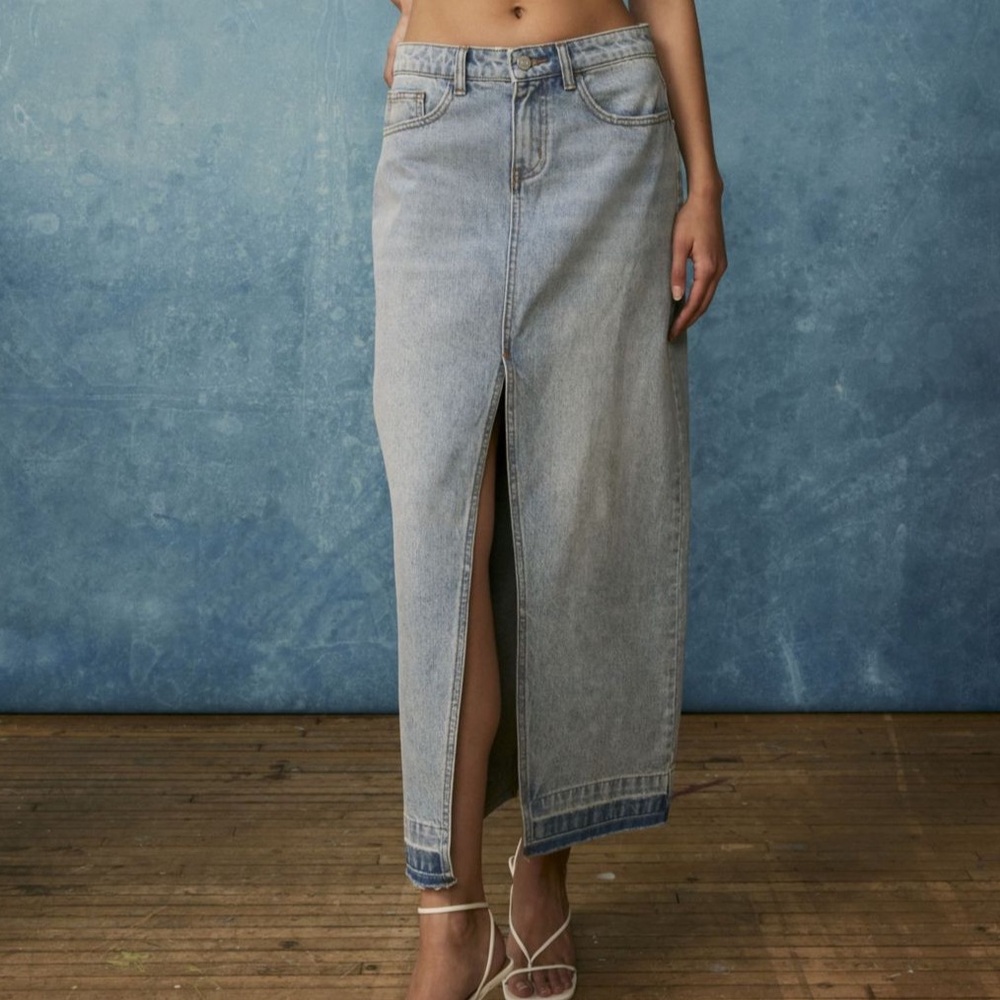 BDG Mandi Denim Maxi Skirt